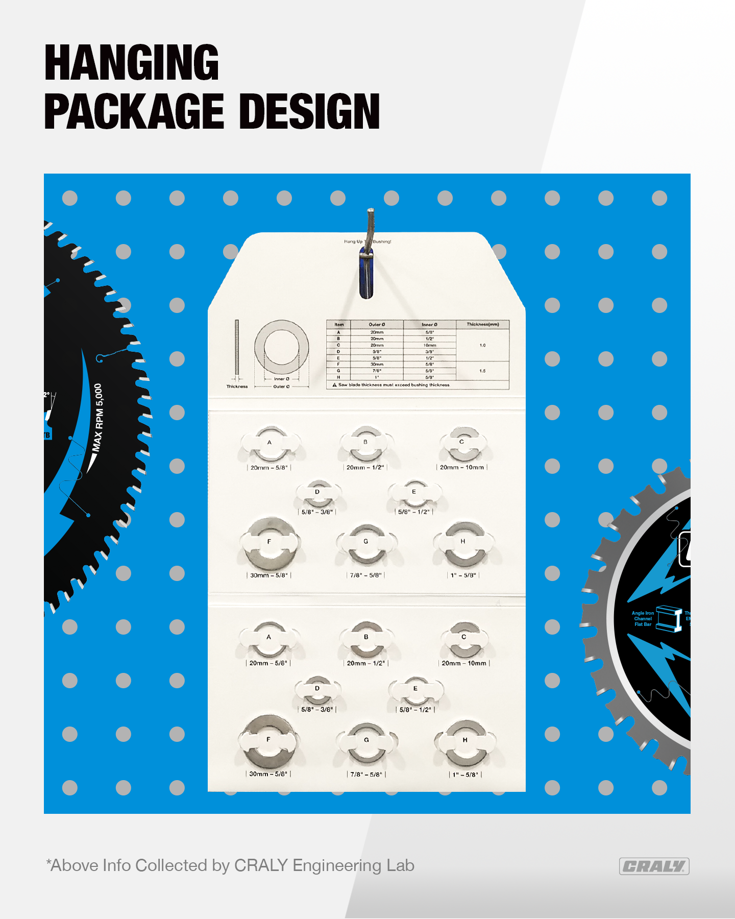 Bushing Set A — 8 Sizes